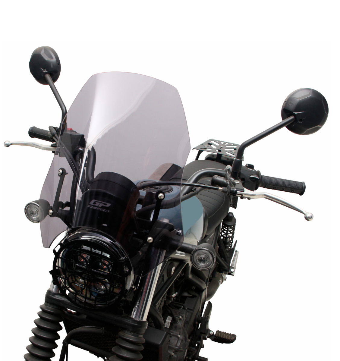 Gp Kompozit Honda Cl 250 (2023-2025 Uyumlu Ön Cam Füme 39cm