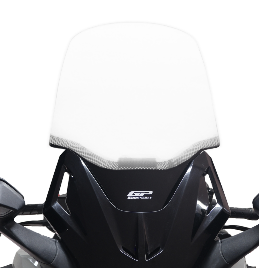 Gp Kompozit Honda Forza 250 (2021-2026) Uyumlu Baskılı Ön Tur Camı (şeffaf) 57cm