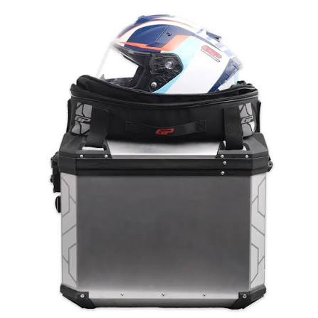 Gp Kompozit Kmsc04 Universal Motosiklet Yan Çanta Üstü Kumaş Çanta Siyah