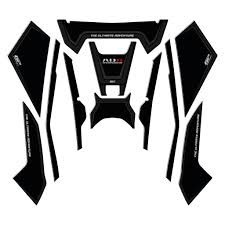 Gp Kompozit Sym Adx 125 2023-2024 Uyumlu Tank Pad Seti Siyah