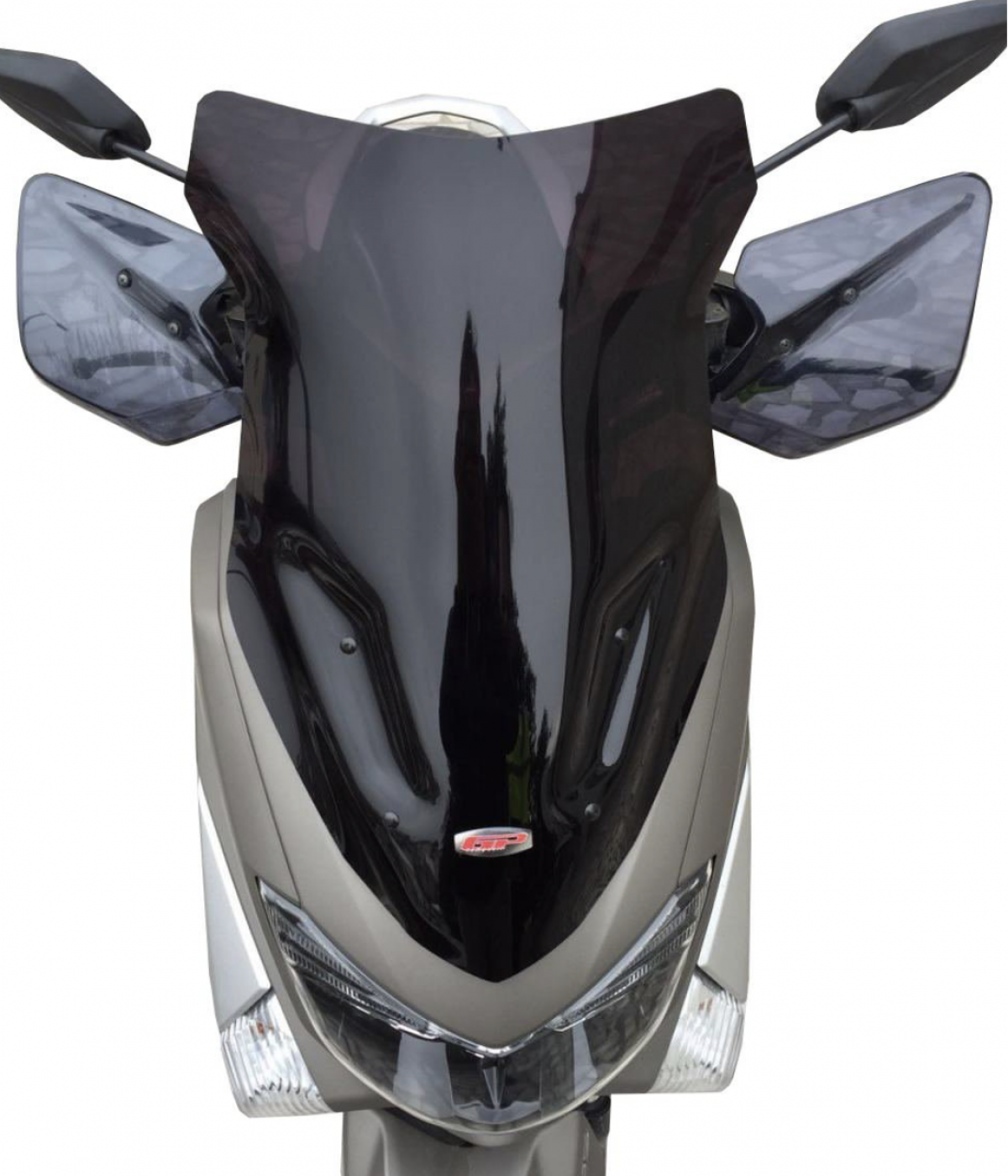 Gp Kompozit Yamaha Nmax 125 / 155 (2015-2020) Uyumlu Spor Ön Cam Füme 54cm