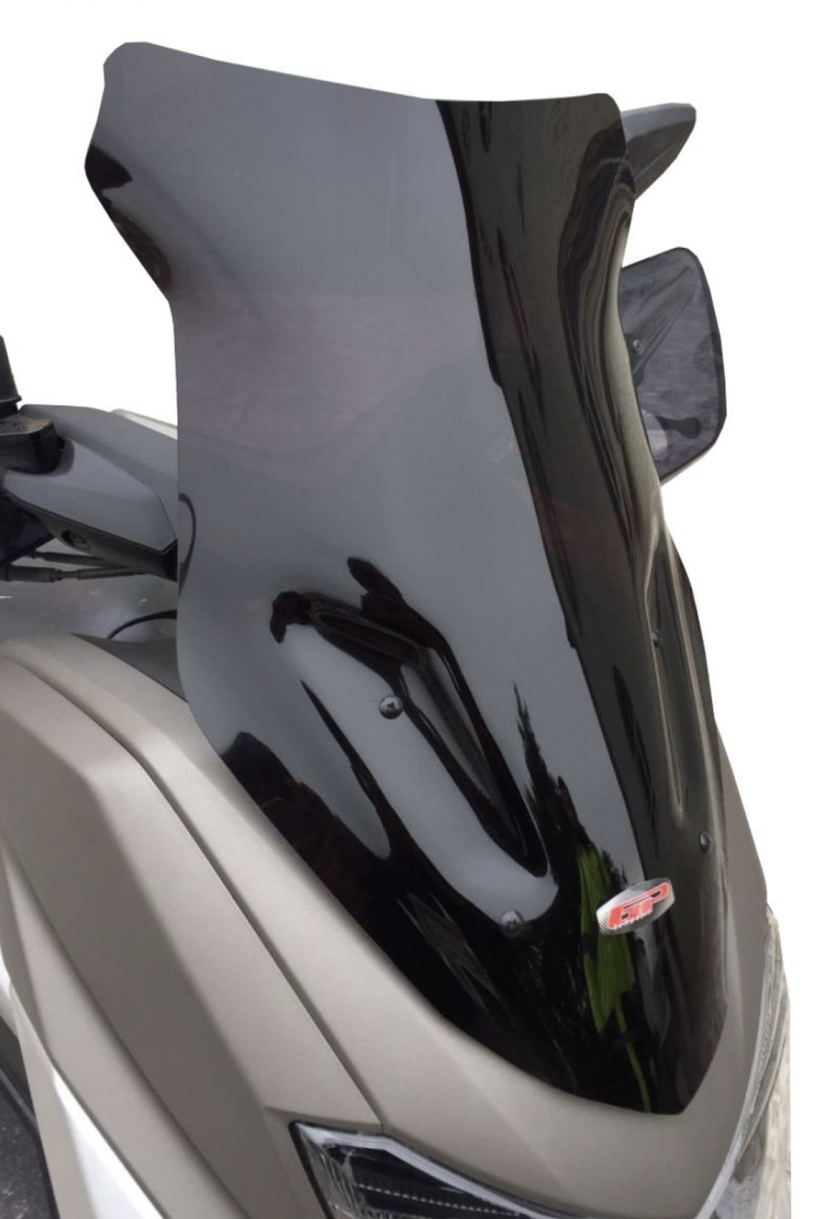 Gp Kompozit Yamaha Nmax 125 / 155 (2015-2020) Uyumlu Spor Ön Cam Füme 54cm