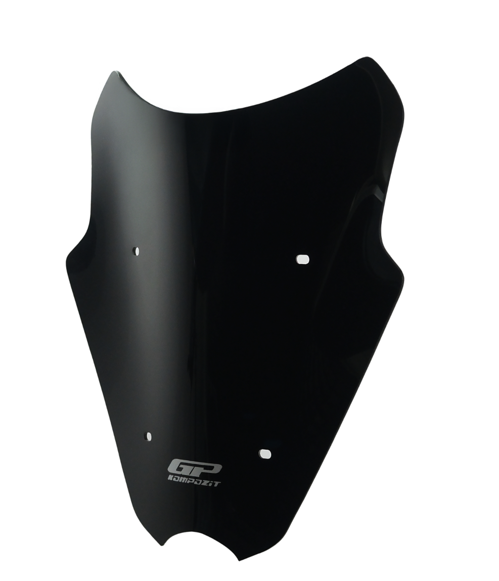 Gp Kompozit Yamaha Nmax 125 / 155 (2025-2026) Uyumlu Kısa Ön Cam Siyah 40cm