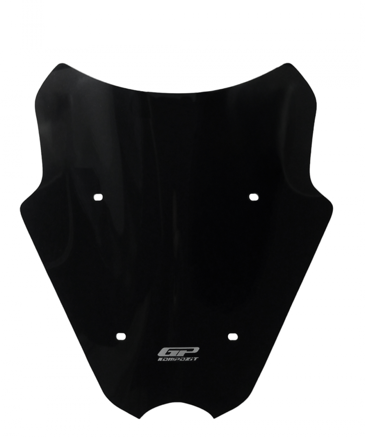 Gp Kompozit Yamaha Nmax 125 / 155 (2025-2026) Uyumlu Kısa Ön Cam Siyah 40cm