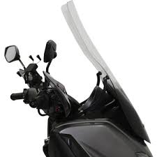 Gp Kompozit Yamaha Nmax 125 / 155 Uyumlu Baskılı Ön Tur Camı Füme 72cm 2015-2020