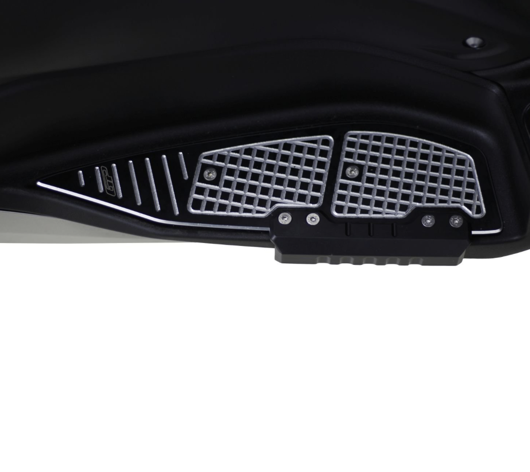 Gp Kompozit Yamaha Xmax 250 Tech / Iron Max (2018-2026) Uyumlu Basamak Alüminyum Gri