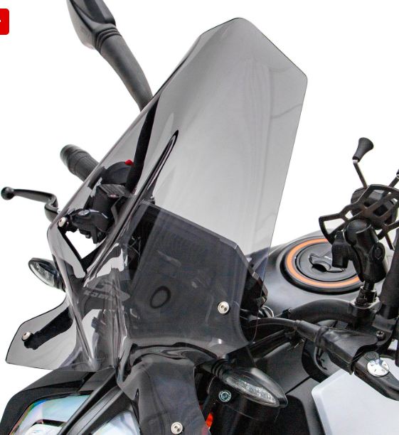 Gp Ktm Duke 125 / 390 Ön Cam Siperlik Siyah (2017-2023)