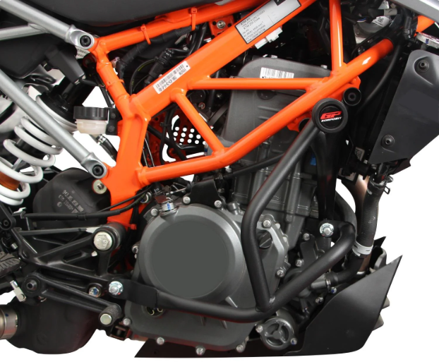 Gp Ktm Duke 250 / 390 Motor Koruma Demiri Siyah (2017-2023)