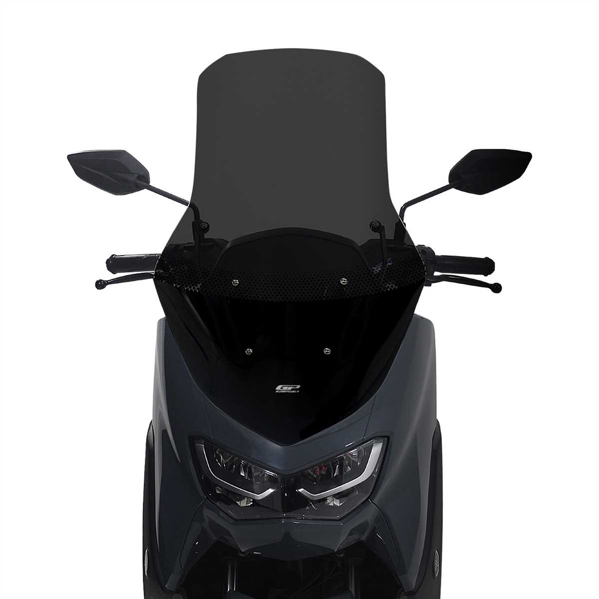 Gp Yamaha Nmax 125 / 155 Ön Cam Siperlik Ayaklı Tur Camı Füme 72cm (2021-2024)