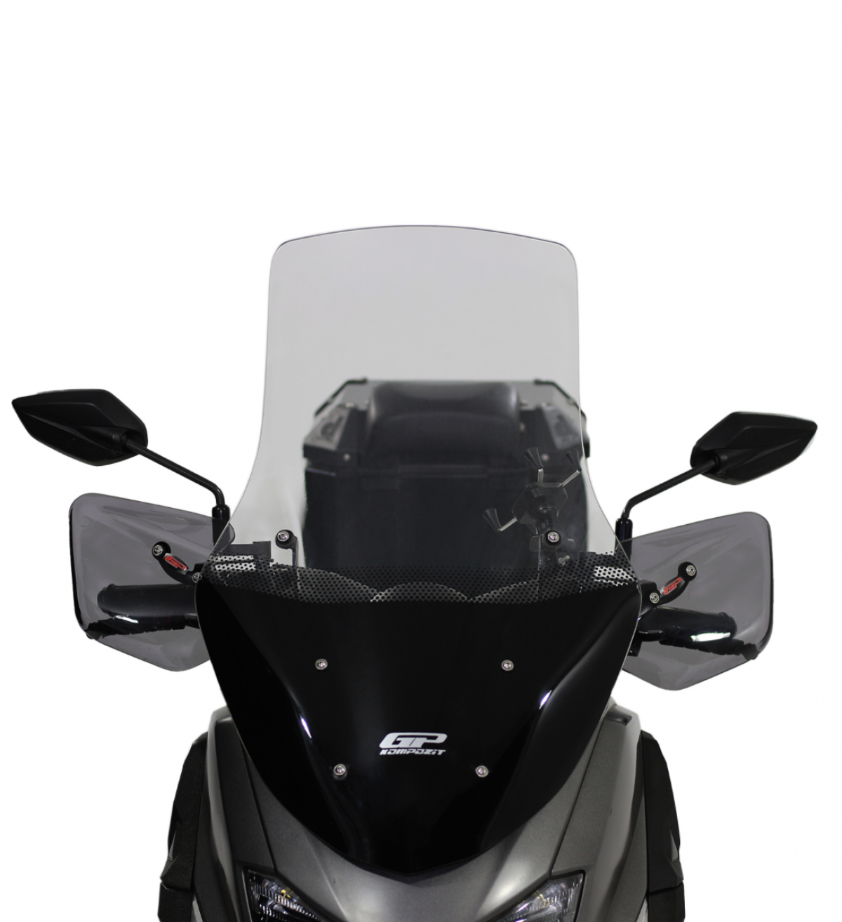 Gp Yamaha Nmax 125 / 155 Ön Cam Siperlik Ayaklı Tur Camı Şeffaf 72cm (2015-2020)