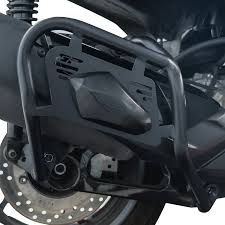(gp) Yamaha Xmax 250 Egzoz Koruma Demiri (kapaklı) Siyah (2025-2026)
