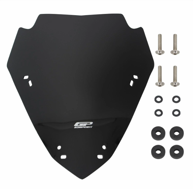 Gp Yamaha Xmax 250 Spor Ön Cam Siperlik Siyah (2023-2025)