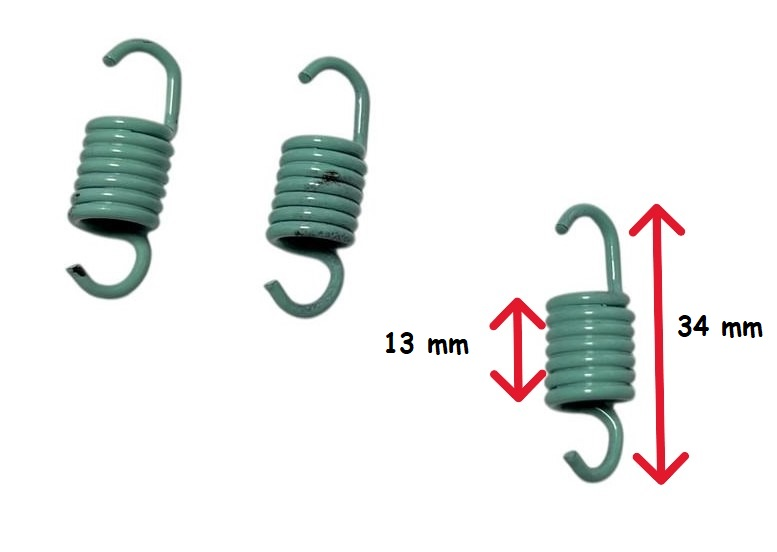 Gy6 Scooter 125 / 150 3'lü 1750 Rpm (turkuaz) Performans Debriyaj Balata Yay Kıt (seti)