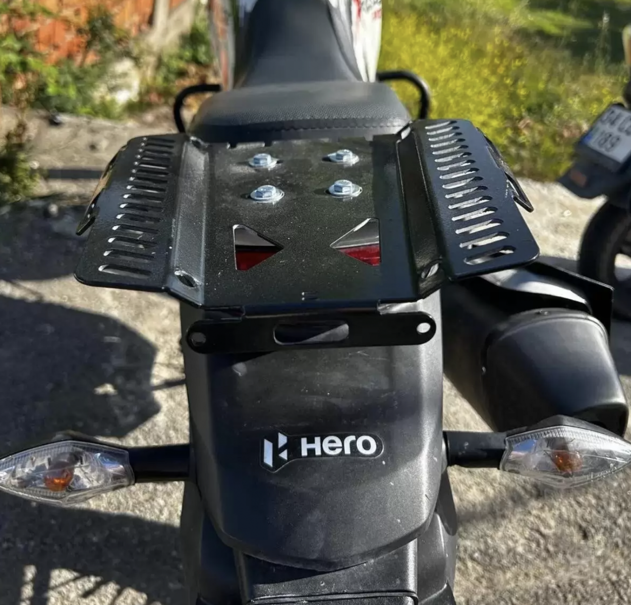 Hero X-pulse 200 Çanta Demiri Kulaksız (topcase)