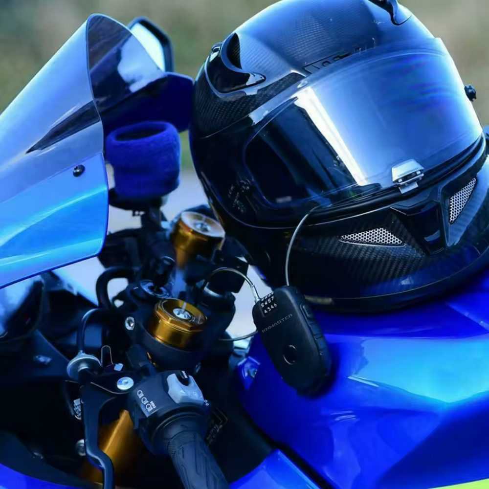 Hl-300 Motosiklet Kaskı Kilidi Esnek Kablolu