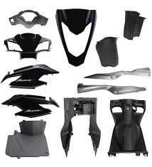 Honda Activa S 125 Grenaj Kaporta Seti Siyah (2017-2018)