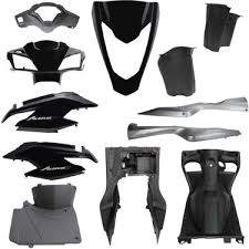 Honda Activa S 125 Grenaj Kaporta Seti Siyah (2019-2021)