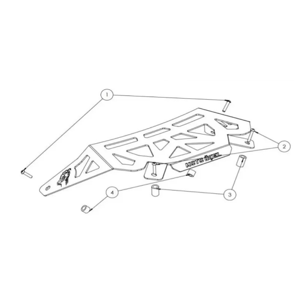 Honda Adv 350 Orjinal Çanta Üstü Bagaj Genişletme Honda Adv 350 Orjinal Çanta Üstü Bagaj Genişletme