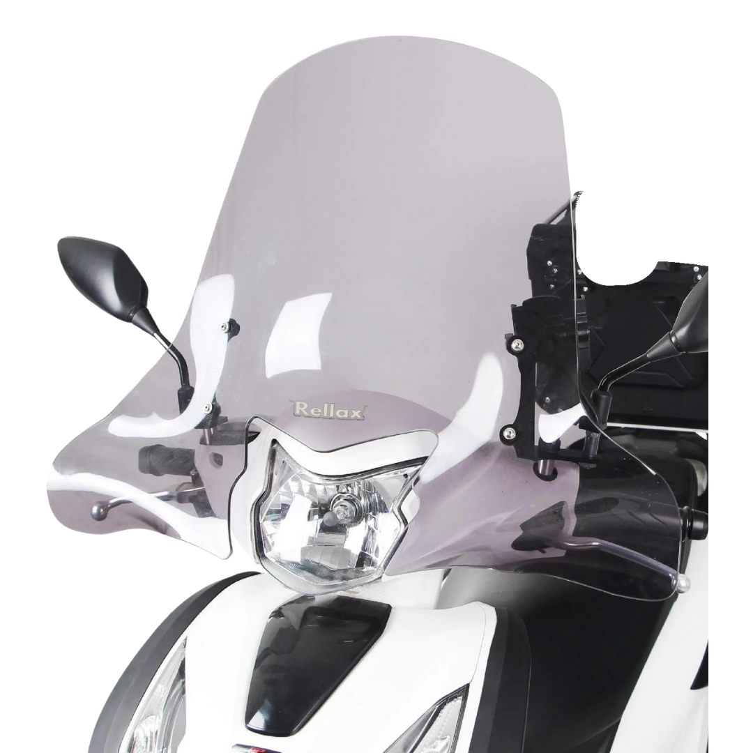 Honda Dio 110 Ön Cam Siperlik Uzun Elcik Korumalı Füme 57 Cm Boy (2021-2024)