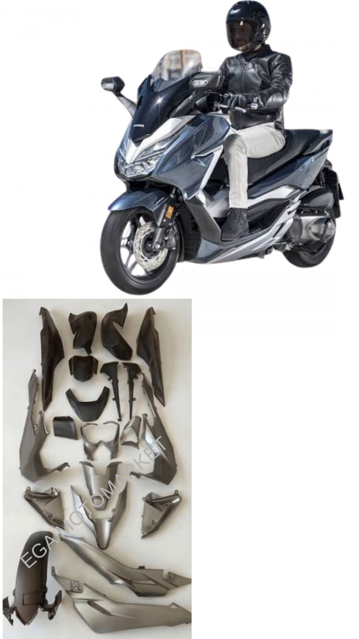 Honda Forza 250 Grenaj Seti Mavi (2018-2020) Honda Forza 250 Grenaj Seti Mavi (2018-2020)