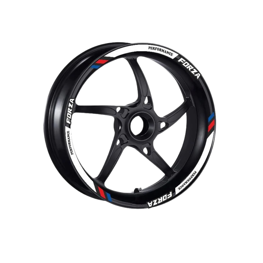 Honda Forza 250 M Power Beyaz Jant Şeridi Tek Jant İçin (2018-2025)