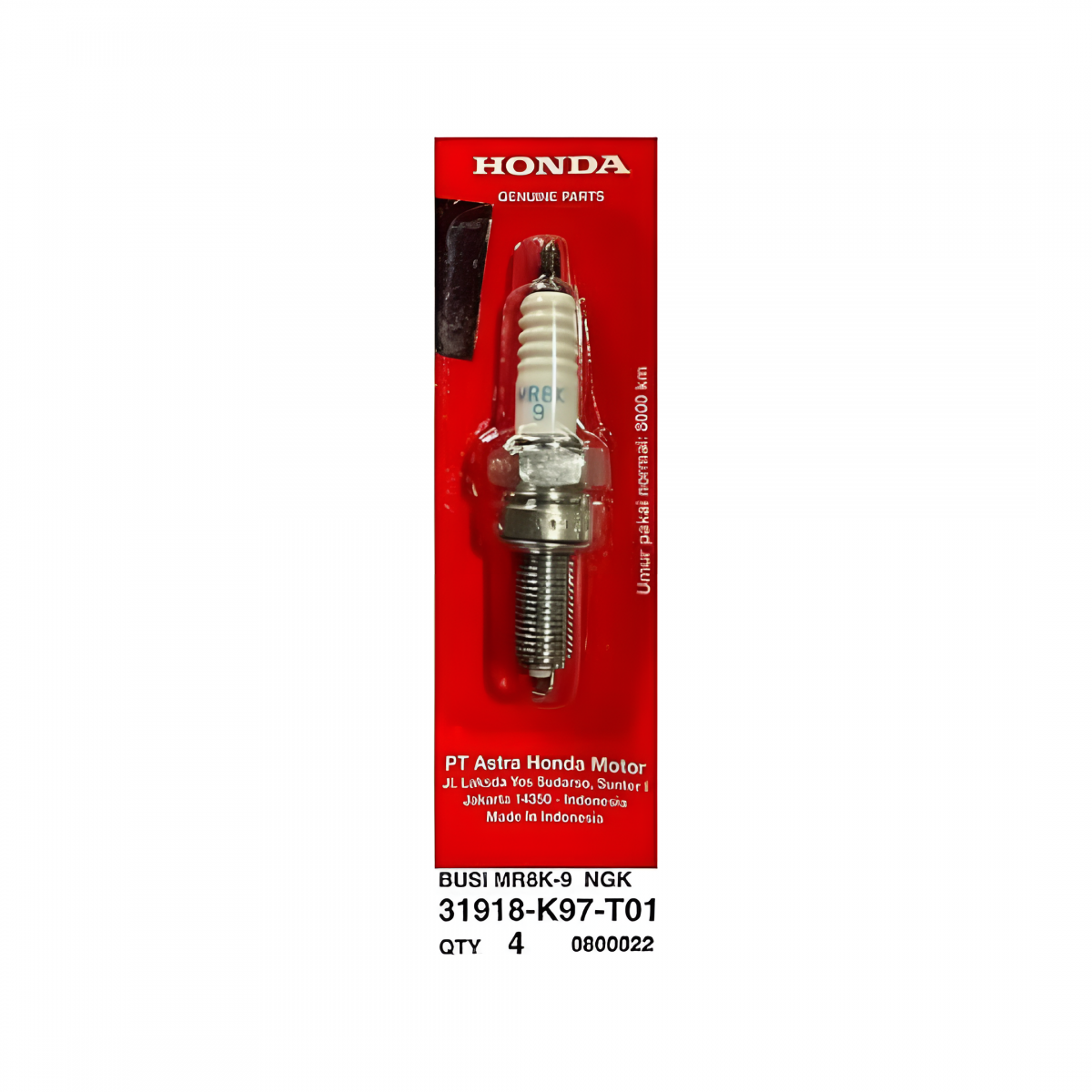 Honda Orjinal Mr8k-9 Buji Honda Pcx 125 2013-2020 / Dio 110