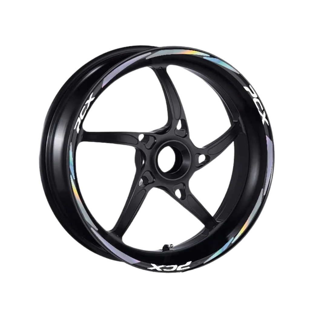 Honda Pcx 125 150 Set Jant Şeridi Hologramlı Ll Tek Jant İçin (2011-2025)