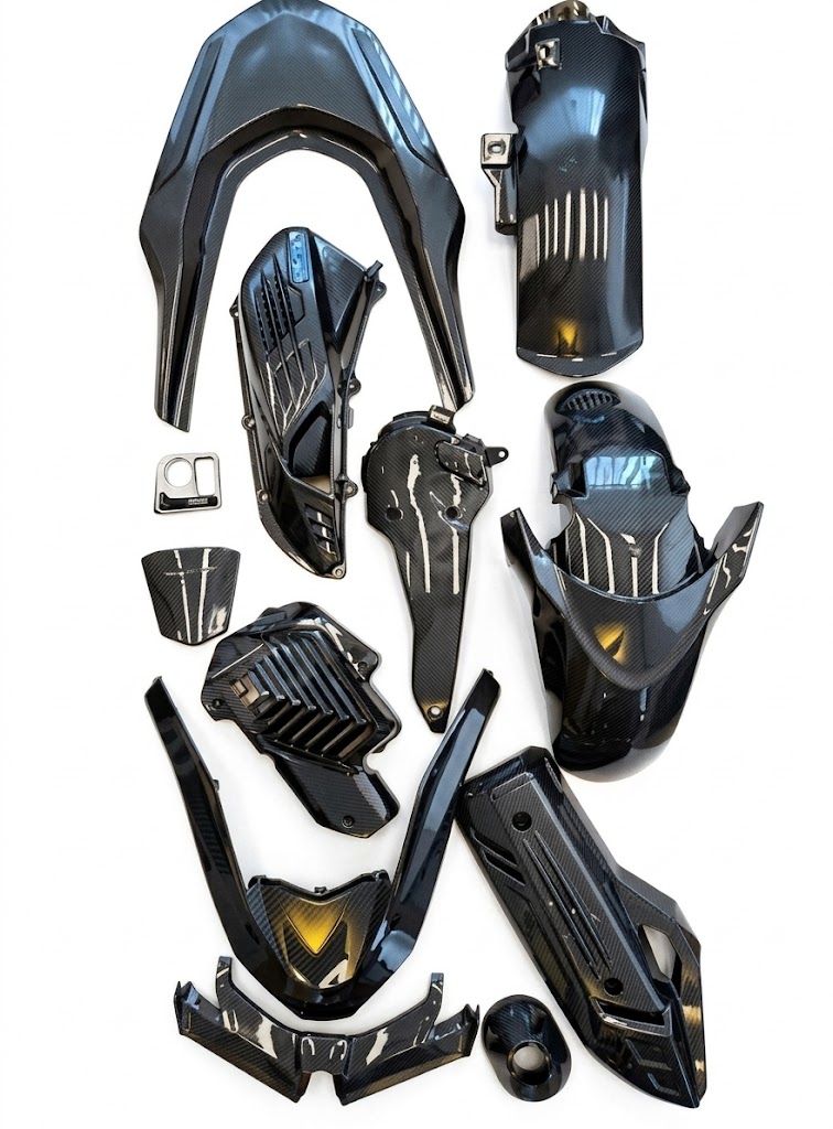 Honda Pcx 125 (2021-2024) Karbon Grenaj Takımı (12 Parça)
