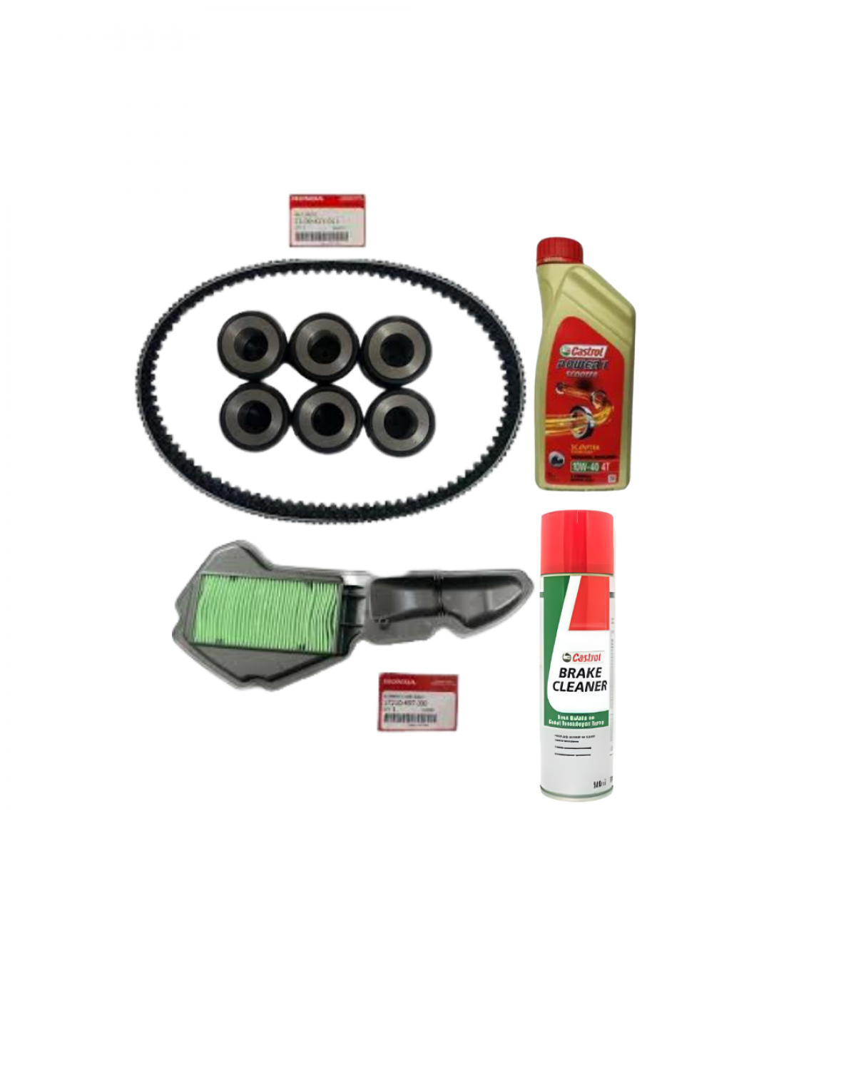 Honda Pcx 125 (21-25) Bakım Seti (kayış,baga Seti,hava Filtresi,yağ,temizleme Spreyi)