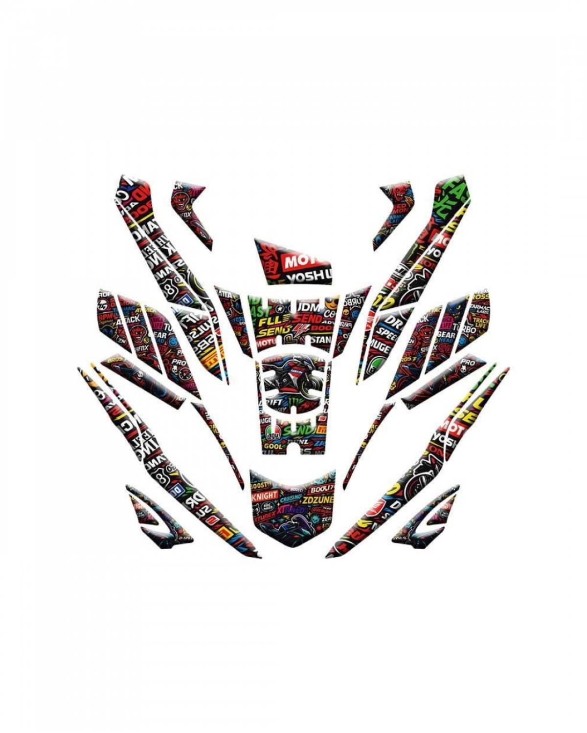 Honda Pcx 125 Full Tankpad Seti Grafik Desen 13 (2025) Honda Pcx 125 Full Tankpad Seti Grafik Desen 13 (2025)