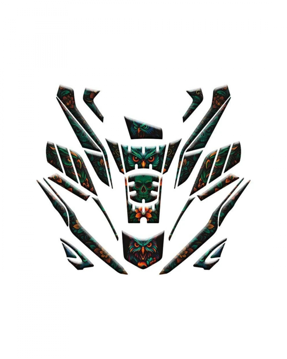 Honda Pcx 125 Full Tankpad Seti Siyah Mavi Baykuş Desen 008 (2025) Honda Pcx 125 Full Tankpad Seti Siyah Mavi Baykuş Desen 008 (2025)