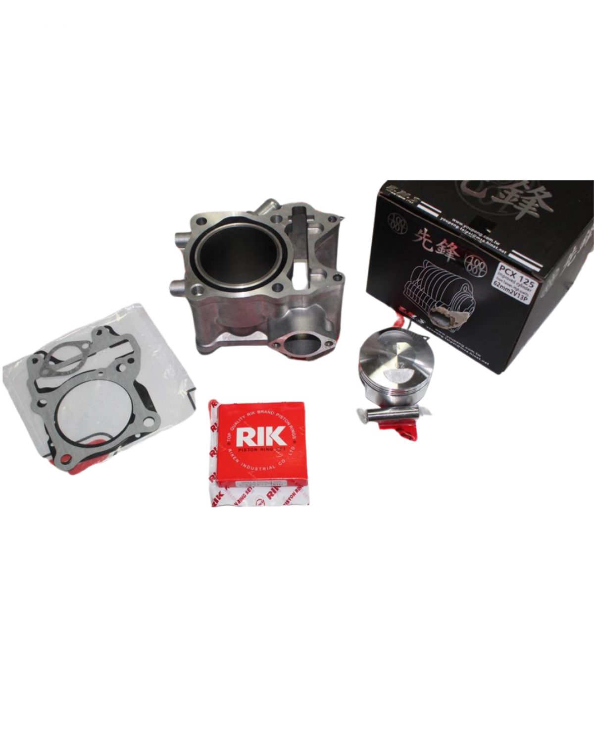 Honda Pcx 125 Modifiye Silindir Seti (rık Sekman) 62mm (13p) Taıwan (oem) 2013-2020