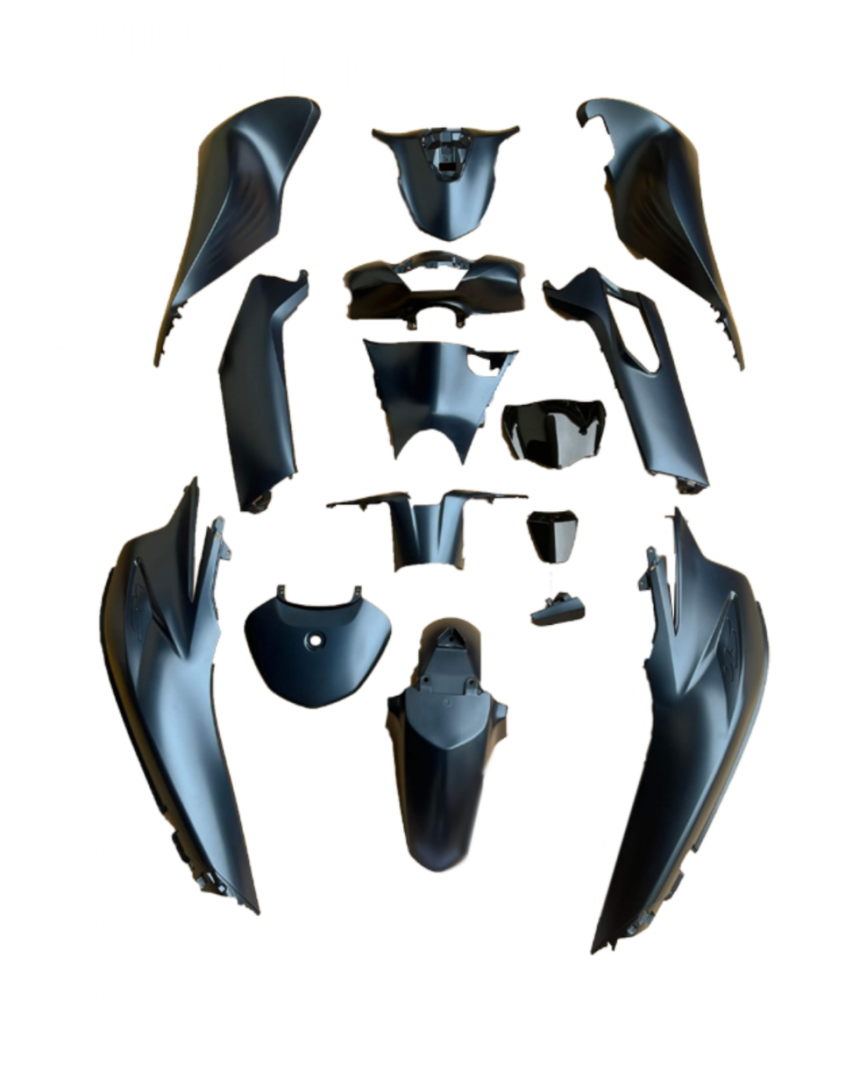 Honda Sh 125 Mat Siyah Grenaj Seti