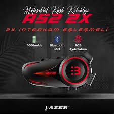 Interkom Fazer A52 2x Kask Bluetooth Kulaklık