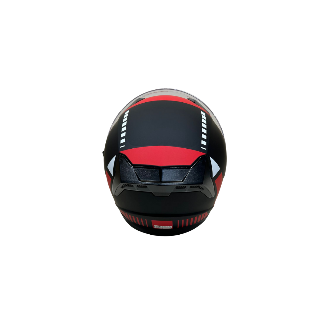 Jk 20 Kask Yarım Vizörlü Mat Siyah Kırmızı – Yazlık Kask