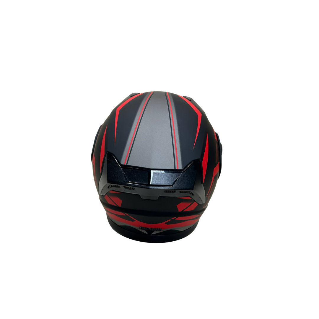 Jk Kask Çene Açılır Siyah Kırmızı