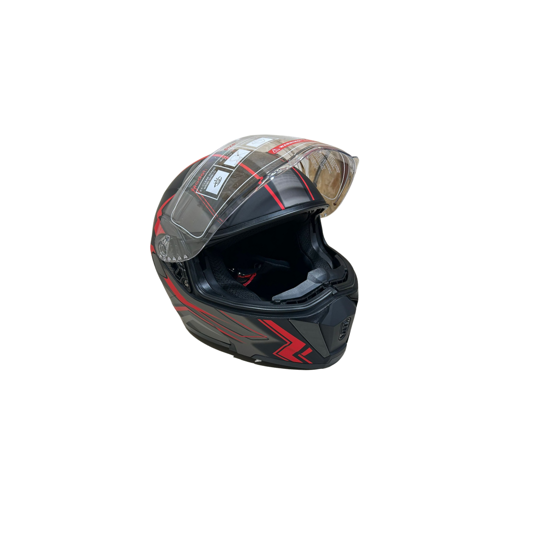 Jk Kask Çene Açılır Siyah Kırmızı