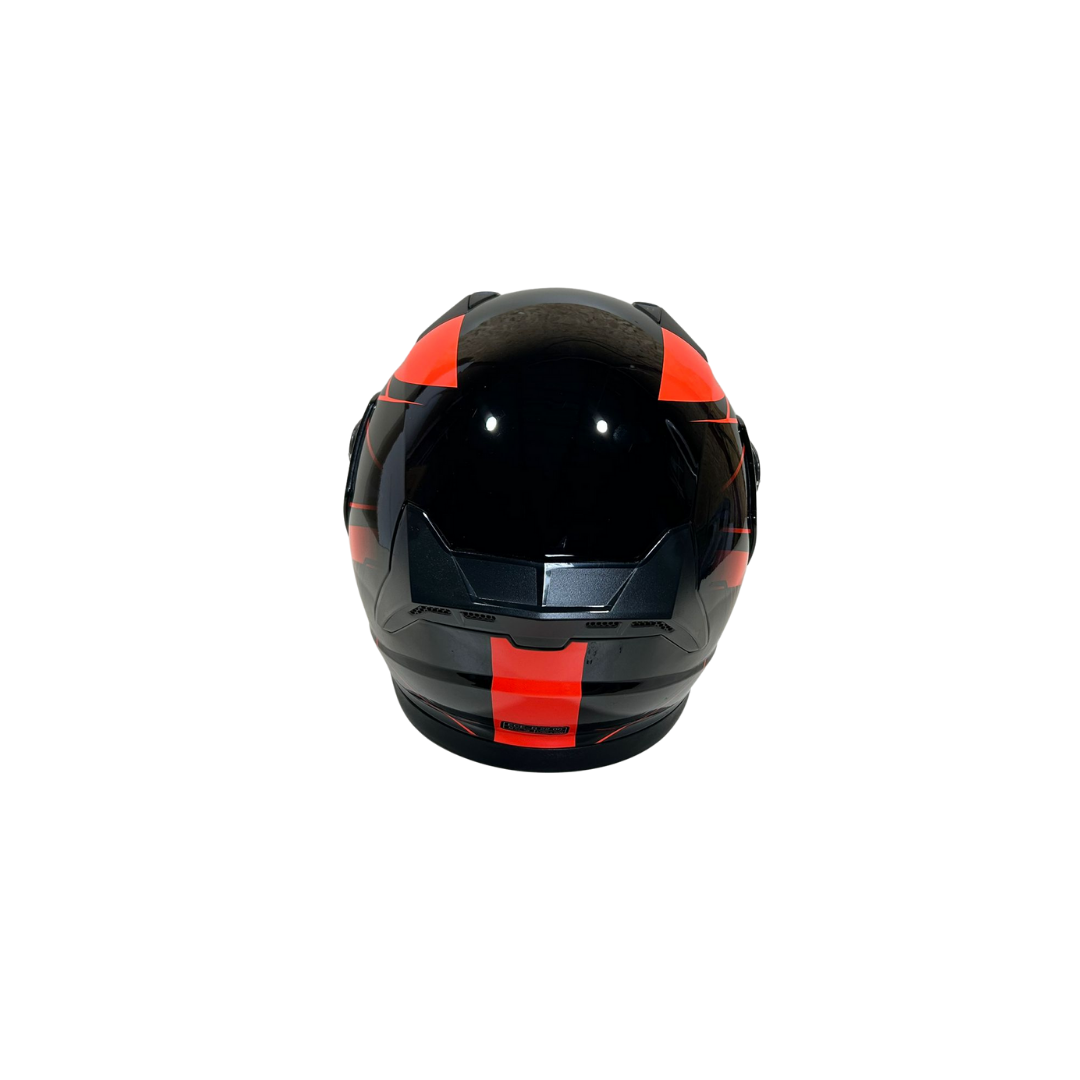 Jk Kask Çene Açılır Siyah Kırmızı