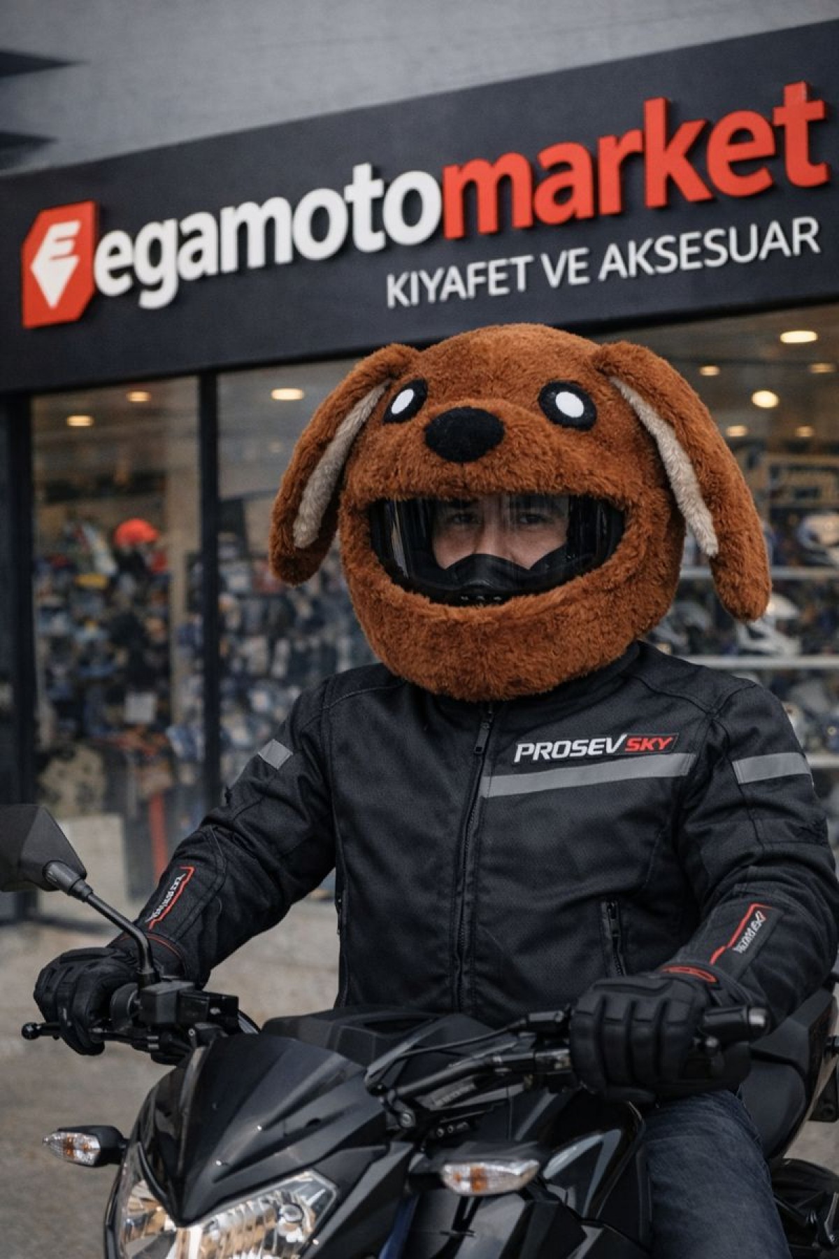 Kask Peluşu Dog Model-10