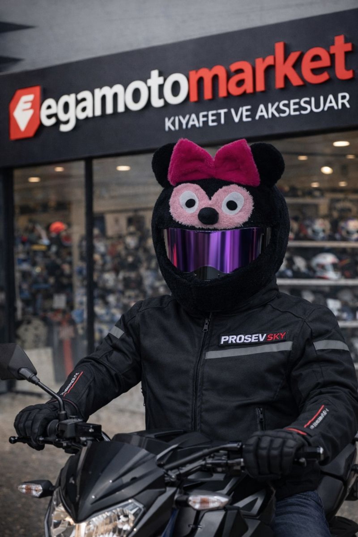 Kask Peluşu Miki Mouse Model-18