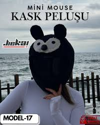 Kask Peluşu Mini Mouse Model-17