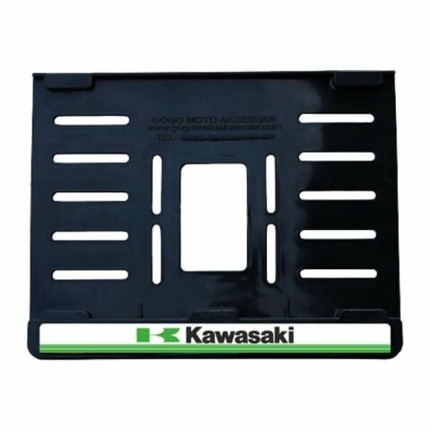 Kawasaki Uyumlu 4 Plastik (15x24 Cm) Kırılmaz Plakalık
