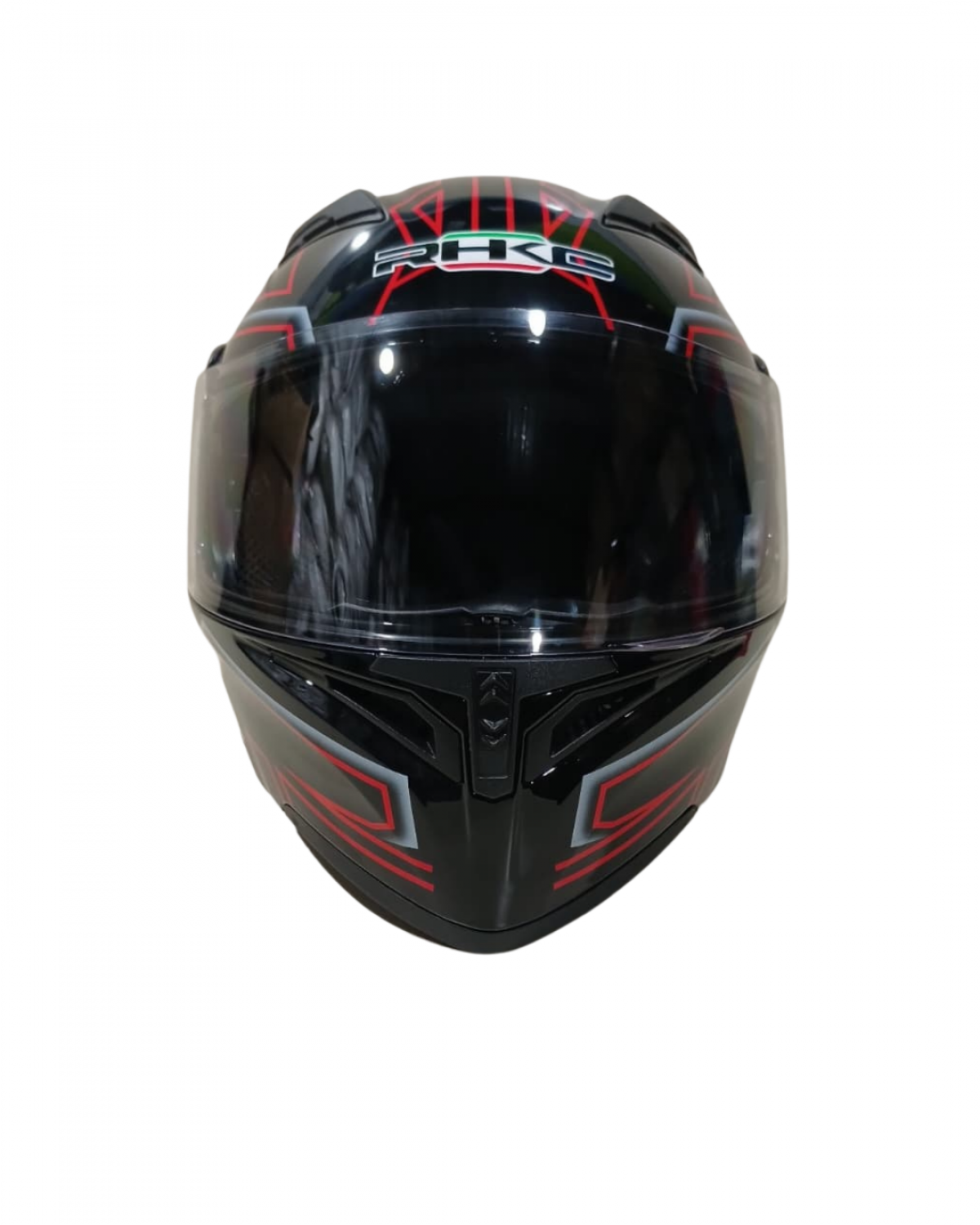 Kc Çene Açılır Vizörlü Kask Model Kırmızı-karbon