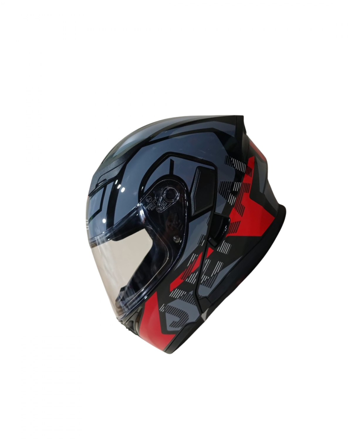 Kc Çene Açılır Vizörlü Kask Siyah,kırmızı,gri