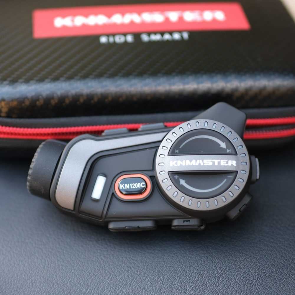(knmaster) Kn1200c Pro Kameralı Motosiklet Bluetooth (intercom) Kulaklık Seti