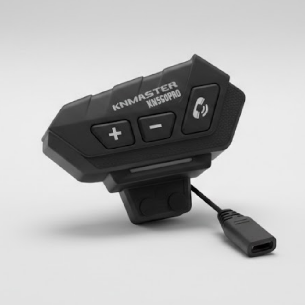 (knmaster) Kn550 Pro Motosiklet Bluetooth Kulaklık Mikrofon Seti (interkom)