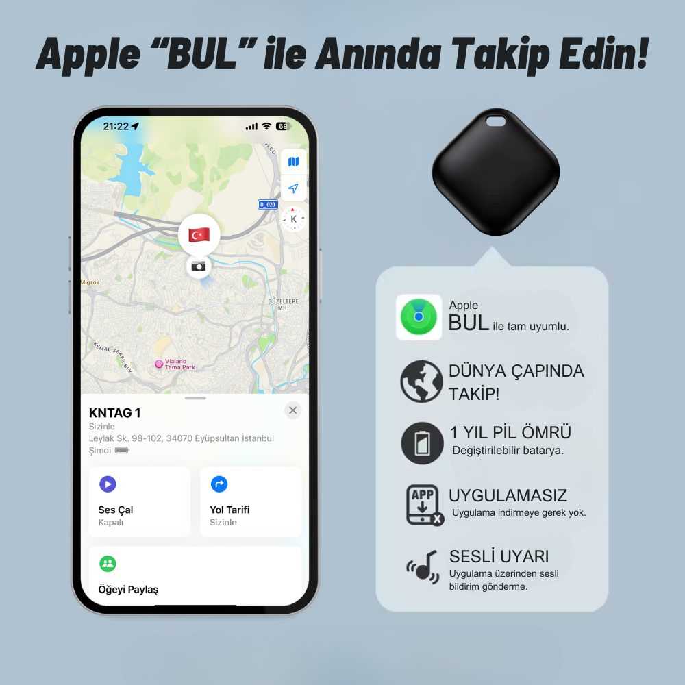 (knmaster) Kntag 1 – Akıllı Takip Cihazı