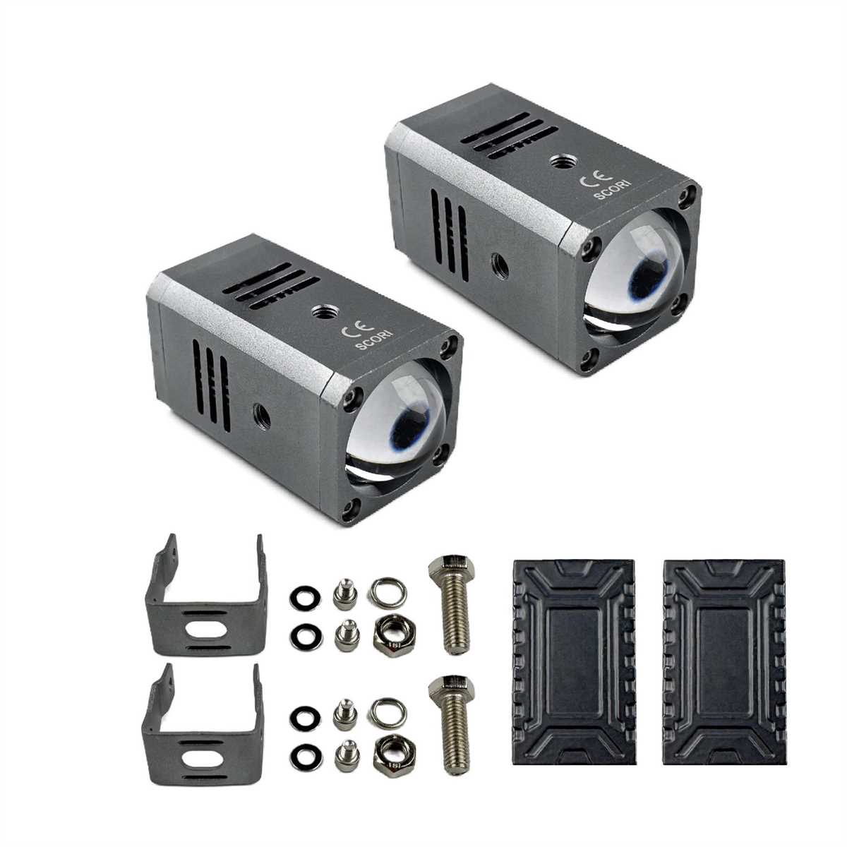 (knmaster) Scori 20w 3 Renkli Motosiklet Led Sis Farı