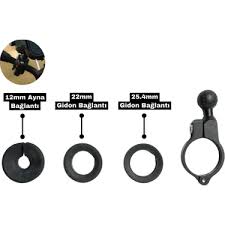 (knmaster) Tt-890lwc Kablosuz Şarjlı Tüm Motosikletlere Uyumlu Titreşim Modüllü Telefon Tutucu