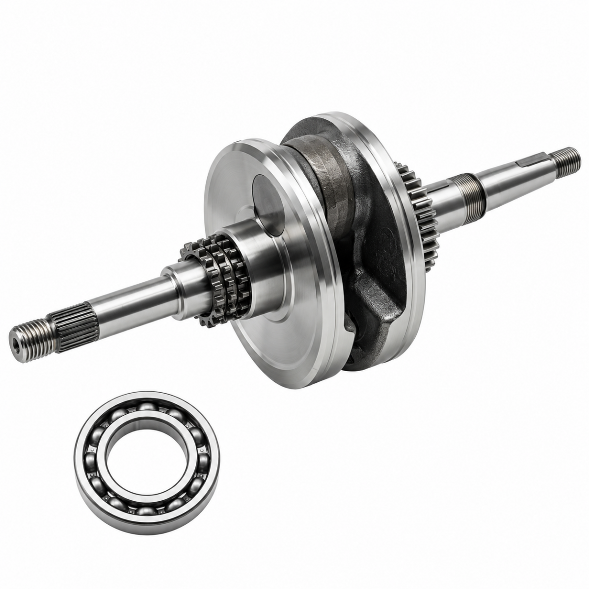 Krank Komple (çift Bilyalı) Mondial Lavinia 125 - Kuba Zenzero 125 / Motogusto Santa 125 - Special Alfa